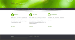 Desktop Screenshot of prismahealth.ca