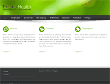 Tablet Screenshot of prismahealth.ca